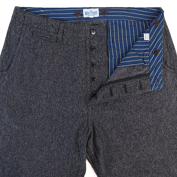 DAYBREAK SALT & PEPPER WORK PANTS / GRAINED CHAMBRAY