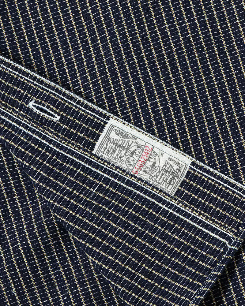 5.25oz. INDIGO CHECK S/S WORK SHIRT / FICTION ROMANCE