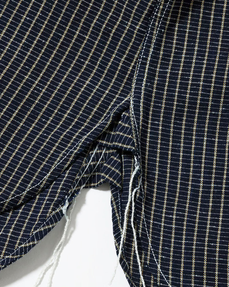 5.25oz. INDIGO CHECK S/S WORK SHIRT / FICTION ROMANCE