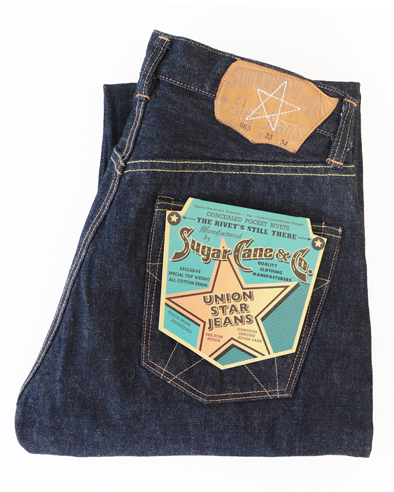 UNION STAR JEANS / 14.25oz INDIGO DENIM / ONE WASH MODEL