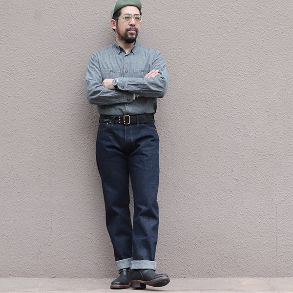 1955Z MODEL ZIPPER FLY / 14oz DENIM / ONE WASH MODEL