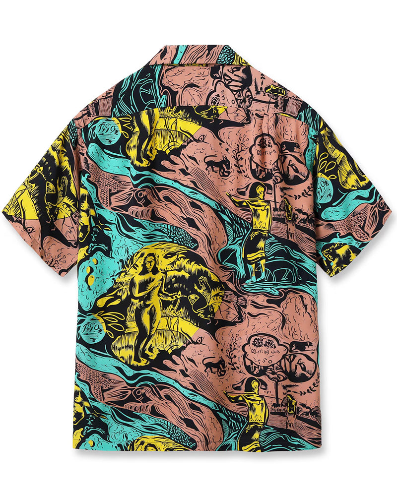 HAWAIIAN SHIRT / GAUGUIN WOODCUT MYSTIC / SPECIAL EDITION