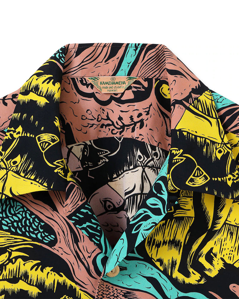 HAWAIIAN SHIRT / GAUGUIN WOODCUT MYSTIC / SPECIAL EDITION