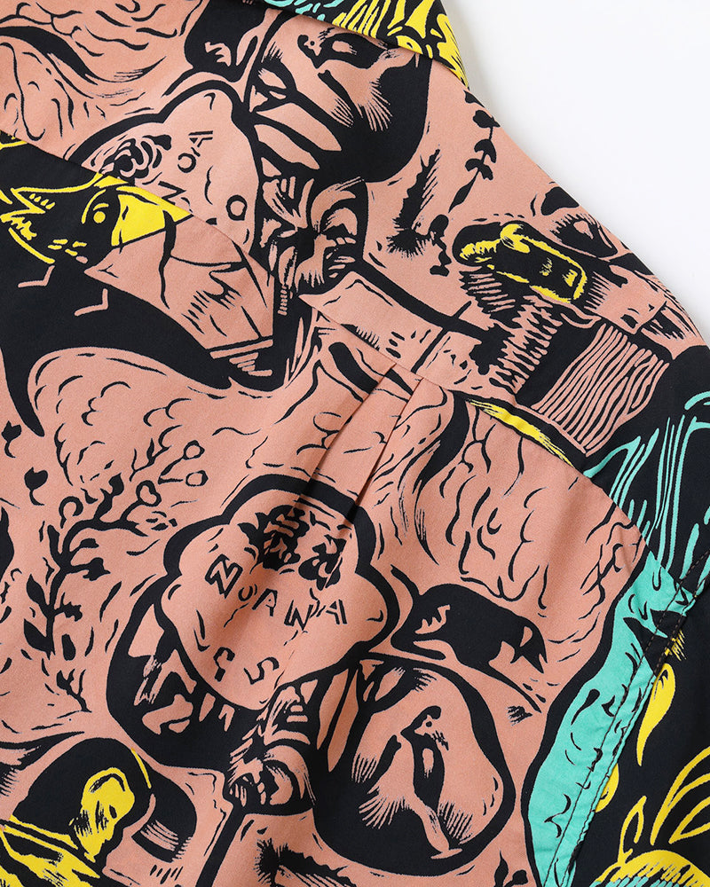 HAWAIIAN SHIRT / GAUGUIN WOODCUT MYSTIC / SPECIAL EDITION