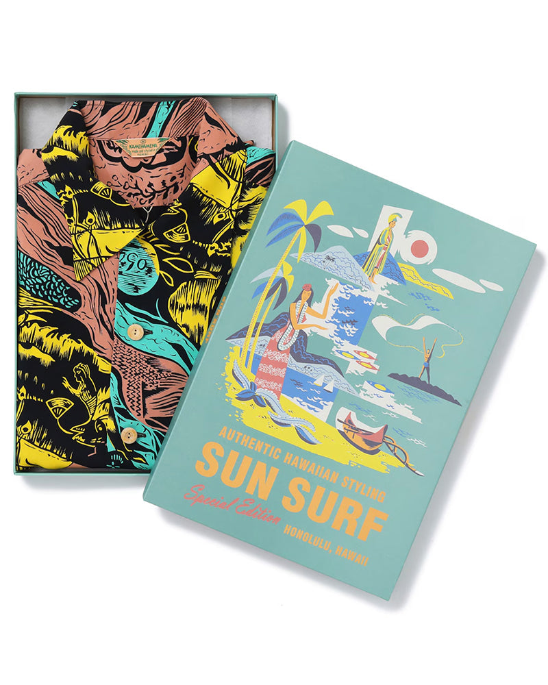 HAWAIIAN SHIRT / GAUGUIN WOODCUT MYSTIC / SPECIAL EDITION