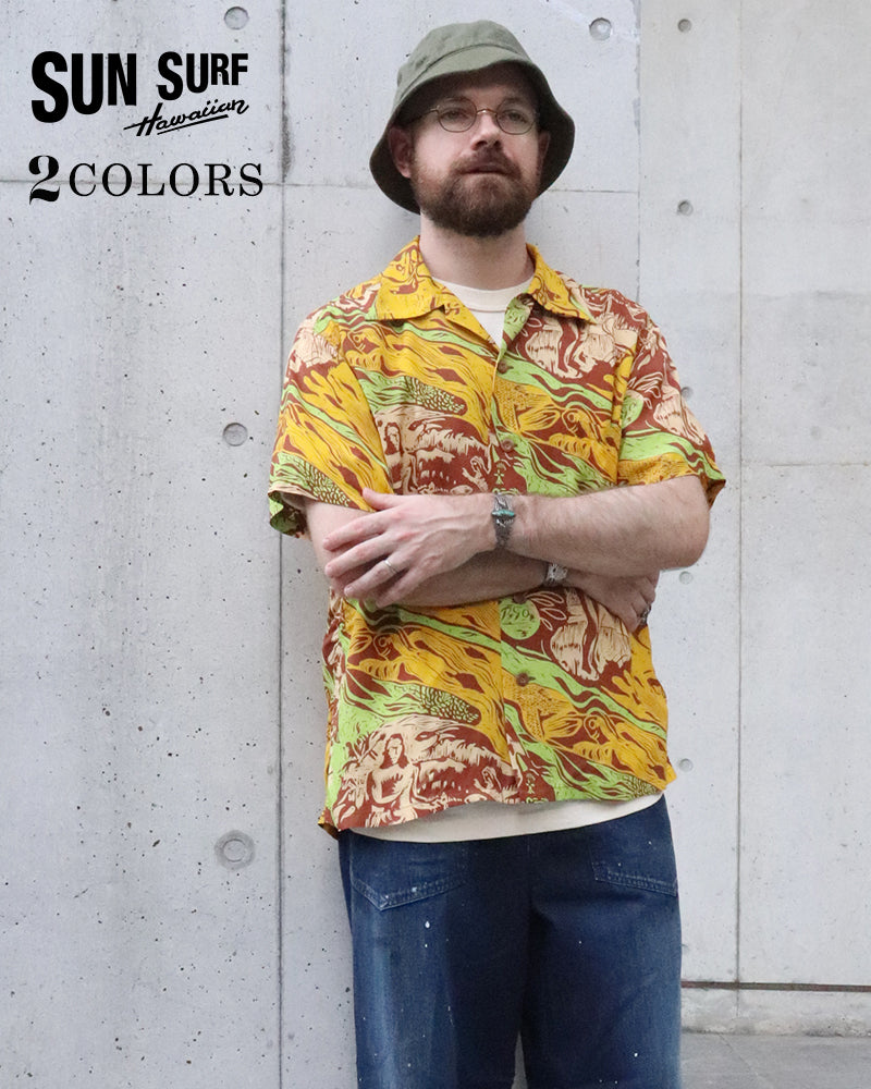 HAWAIIAN SHIRT / GAUGUIN WOODCUT MYSTIC / SPECIAL EDITION