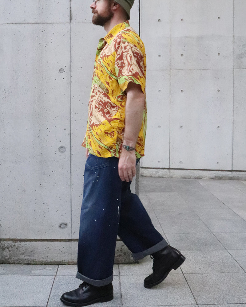 HAWAIIAN SHIRT / GAUGUIN WOODCUT MYSTIC / SPECIAL EDITION