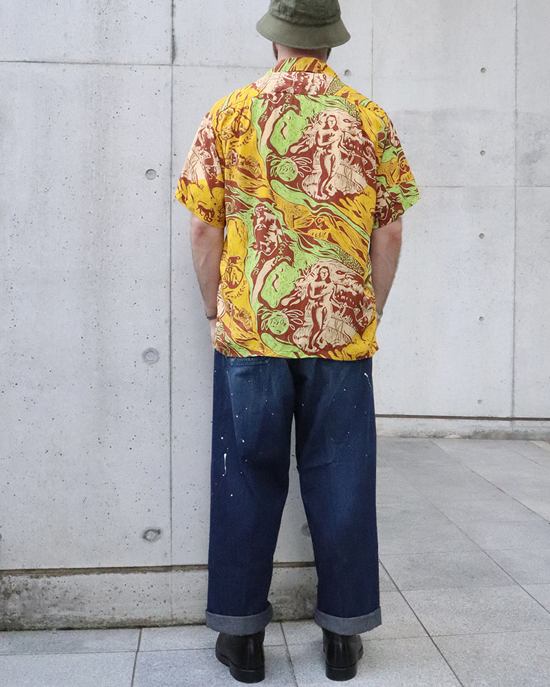 HAWAIIAN SHIRT / GAUGUIN WOODCUT MYSTIC / SPECIAL EDITION