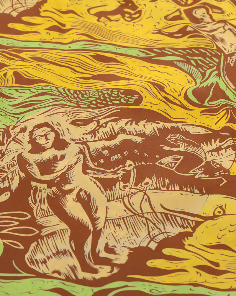 HAWAIIAN SHIRT / GAUGUIN WOODCUT MYSTIC / SPECIAL EDITION