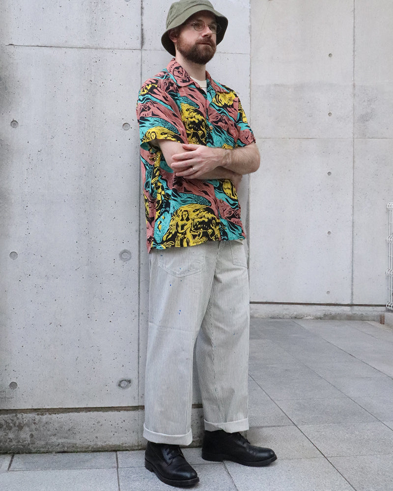 HAWAIIAN SHIRT / GAUGUIN WOODCUT MYSTIC / SPECIAL EDITION