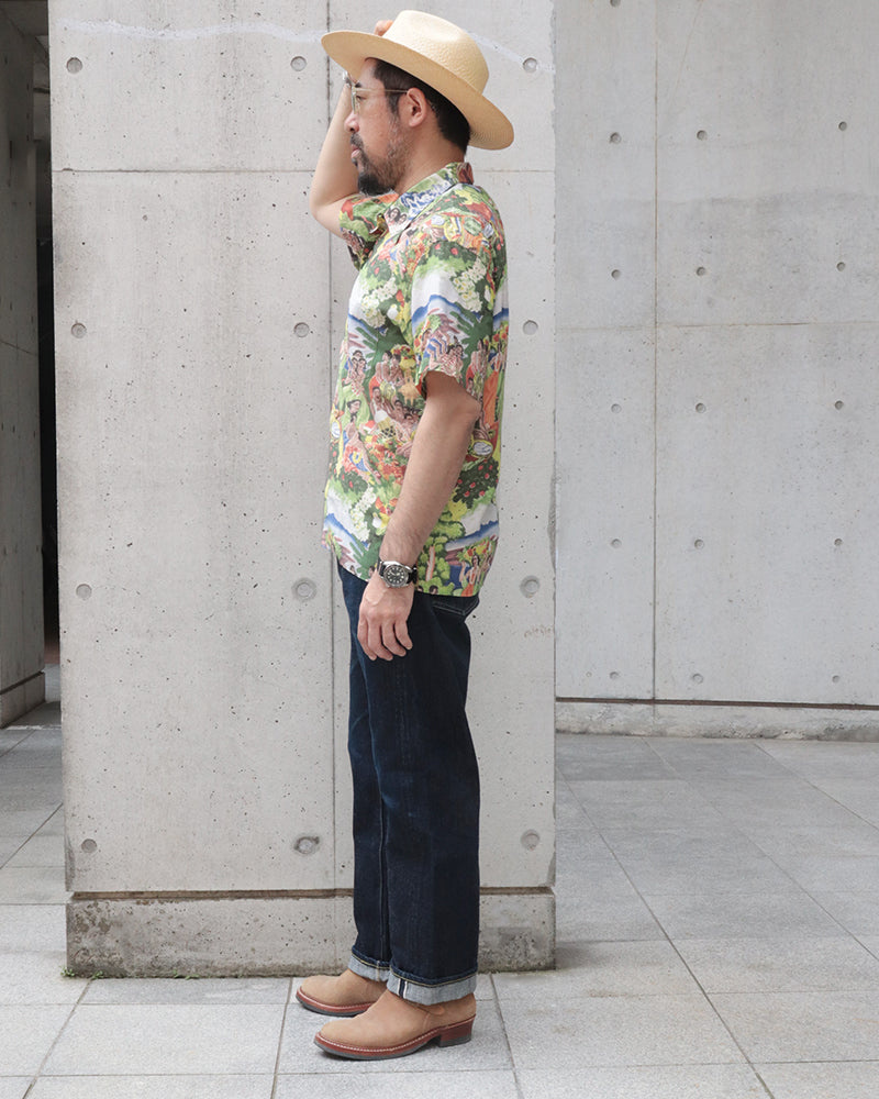 HAWAIIAN SHIRT SPECIAL EDITION / ORIGINAL MATSON MENU DESIGN / KAMEHAMEHA