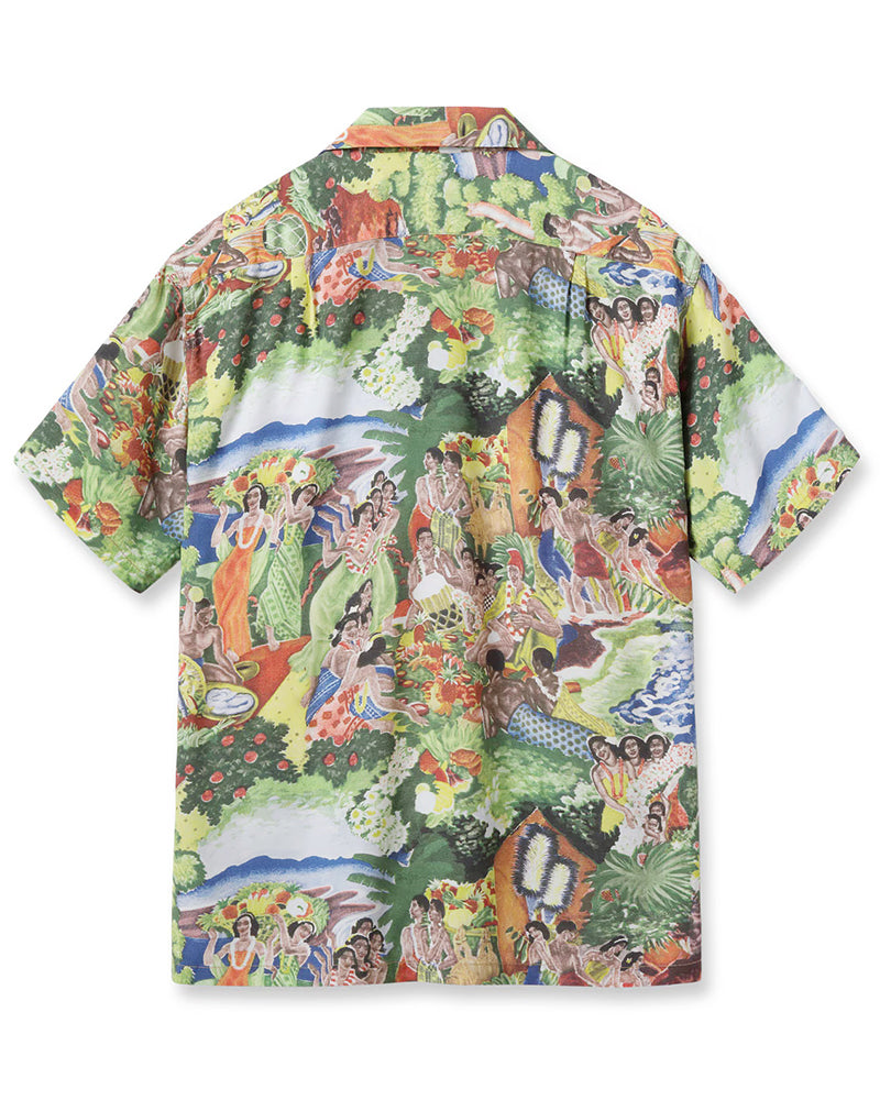 HAWAIIAN SHIRT SPECIAL EDITION / ORIGINAL MATSON MENU DESIGN / KAMEHAMEHA