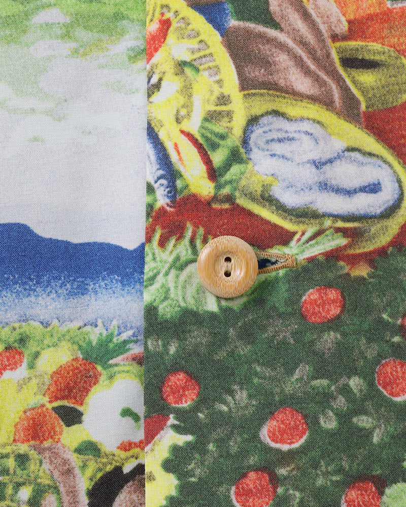 HAWAIIAN SHIRT SPECIAL EDITION / ORIGINAL MATSON MENU DESIGN / KAMEHAMEHA