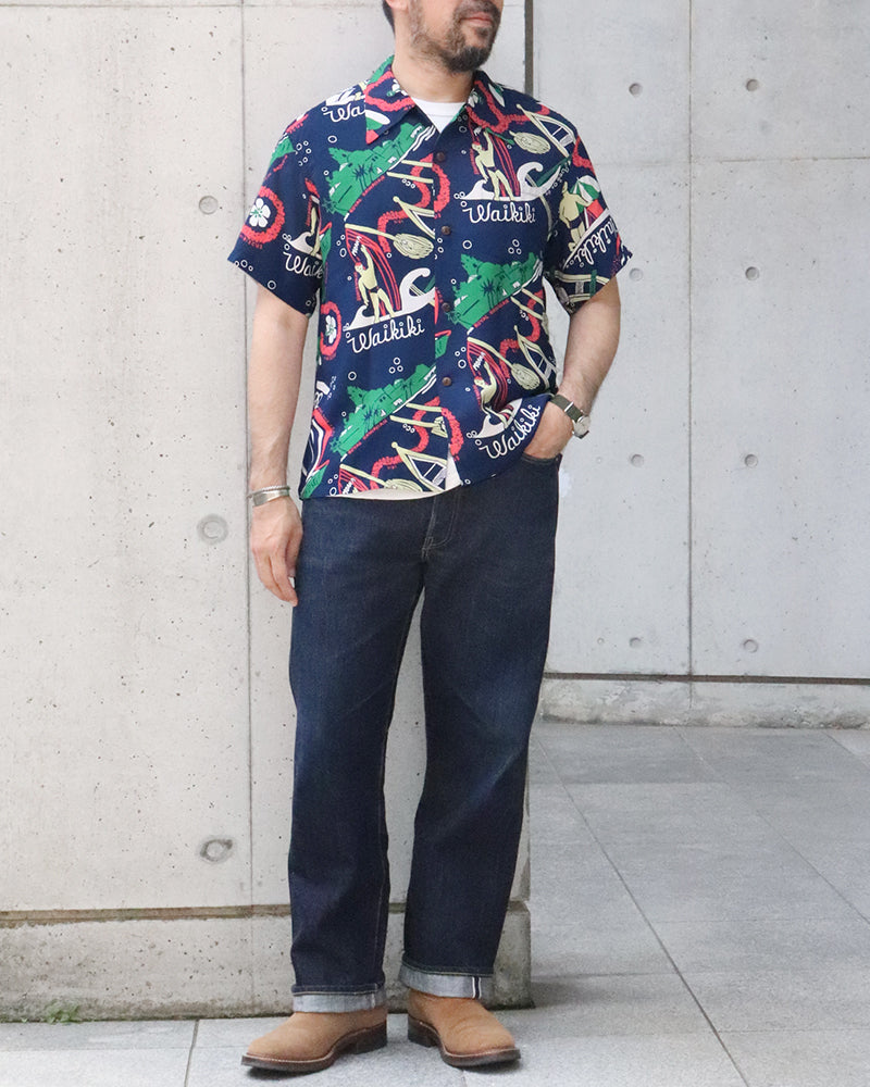 HAWAIIAN SHIRT / WAIKIKI SAND by JOHN MEIGS