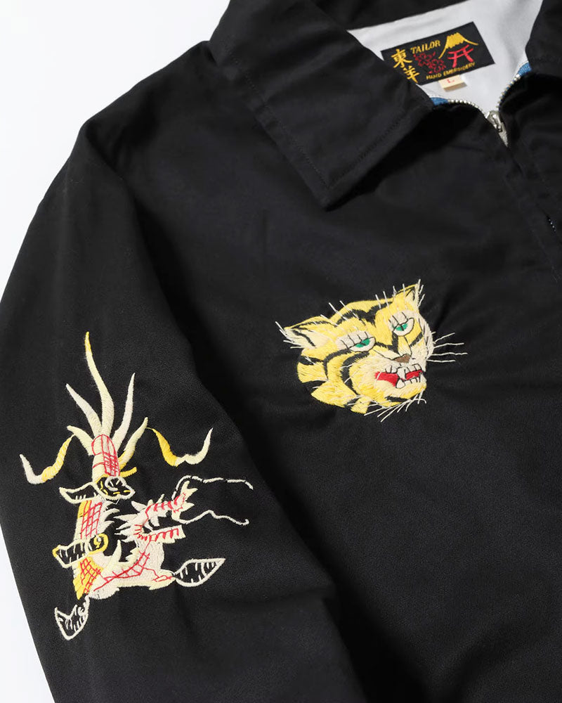 VIETNAM JACKET / MID 1960s STYLE COTTON / VIETNAM MAP