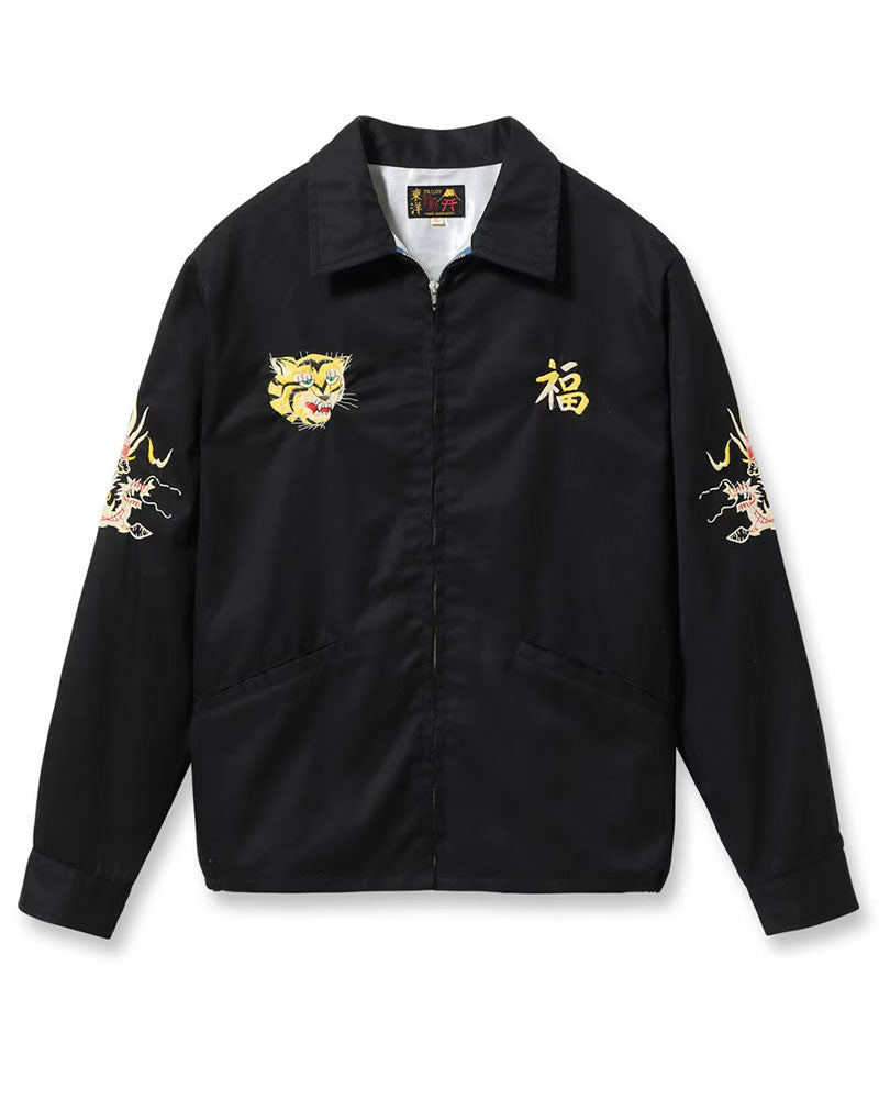 VIETNAM JACKET / MID 1960s STYLE COTTON / VIETNAM MAP
