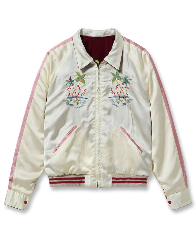 LATE 1950s STYLE VELVETEEN × ACETATE SOUVENIR JACKET / GUAM ISLANDS × SEAHORSE / KOSHO & CO. SPECIAL EDITION