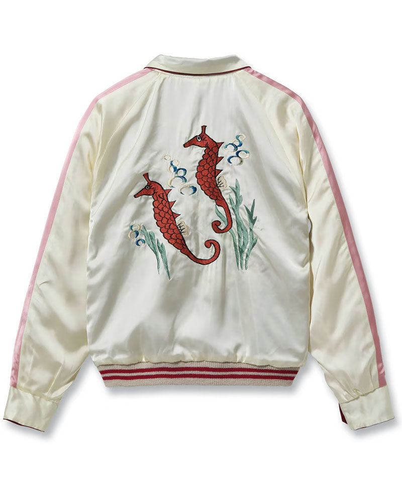 LATE 1950s STYLE VELVETEEN × ACETATE SOUVENIR JACKET / GUAM ISLANDS × SEAHORSE / KOSHO & CO. SPECIAL EDITION
