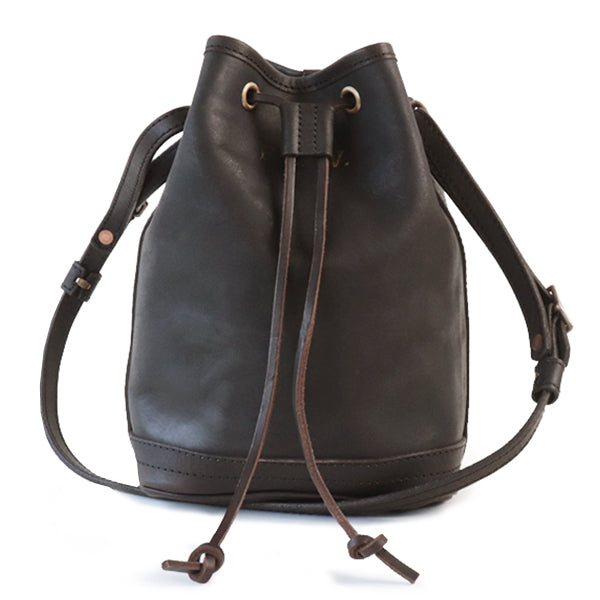 LEATHER WANDER PURSE BAG SMALL / BLACK