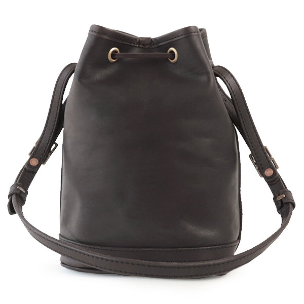 LEATHER WANDER PURSE BAG SMALL / BLACK