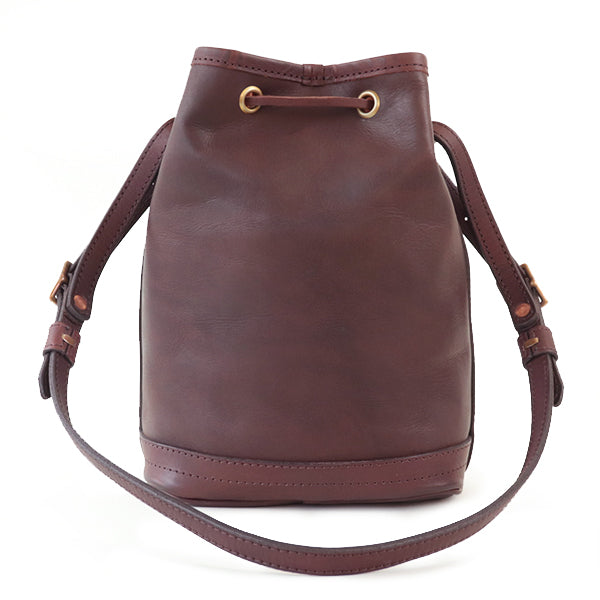 LEATHER WANDER PURSE BAG SMALL / BROWN