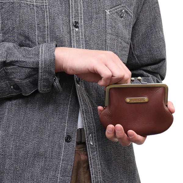 LEATHER VOYAGE COIN PURSE / ITALIAN LEATHER