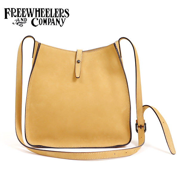 TRAILBLAZER BAG / 1920 - 1930s WOODSMAN SHOULDER BAG / BULL HIDE / YELLOW OCHRE NUBUCK