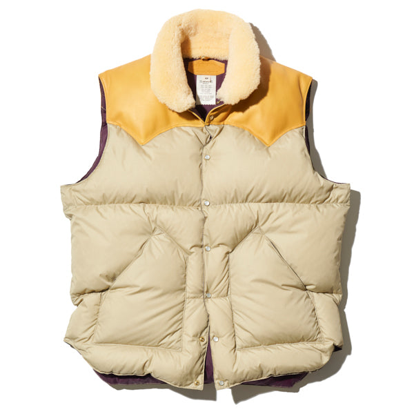 ROCKY MOUNTAIN FEATHERBED / 2021 MODEL / HERITAGE COLLECTION / CHRISTY VEST / LIGHT BEIGE × PLUM
