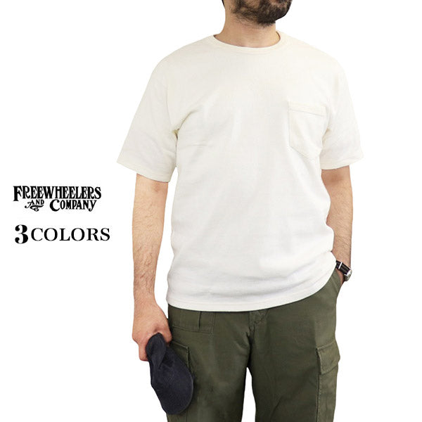HEAVY WEIGHT SET-IN POCKET T-SHIRT / VINTAGE STYLE HEAVY WEIGHT JERSEY