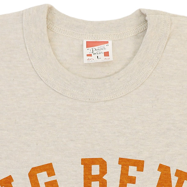 T-SHIRT / BIG BEND / HOME of U.S. SERIES / VINTAGE STYLE LIGHT WEIGHT JERSEY / OATMEAL