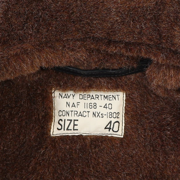 TYPE N-1 CUSTOM MODEL / U.S. NAVY ALASKA NAVAL STATION / JUNGLE CLOTH PARAFFIN COATING / DARK NAVY