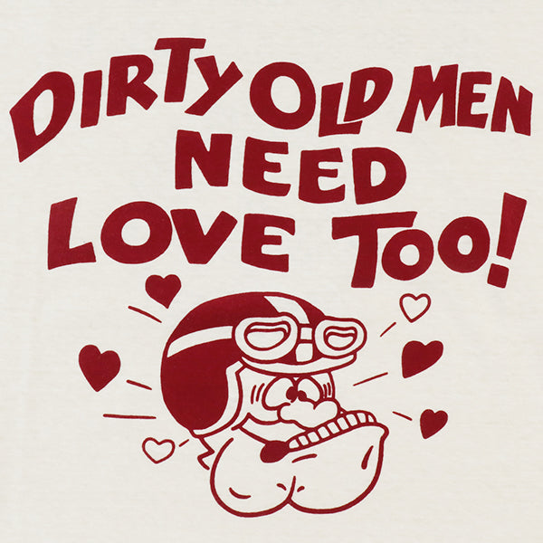 T-SHIRT DIRTY OLD MEN / MOTOR CULTURE SERIES / VINTAGE STYLE LIGHT WEIGHT JERSEY