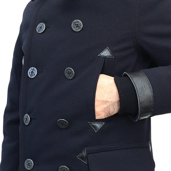 PRE-ORDER / 1940s U.S. NAVY PEA COAT / DARK NAVY