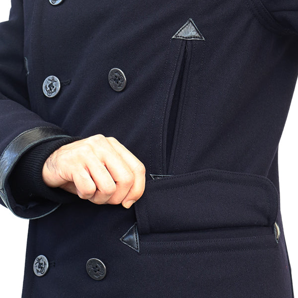 PRE-ORDER / 1940s U.S. NAVY PEA COAT / DARK NAVY