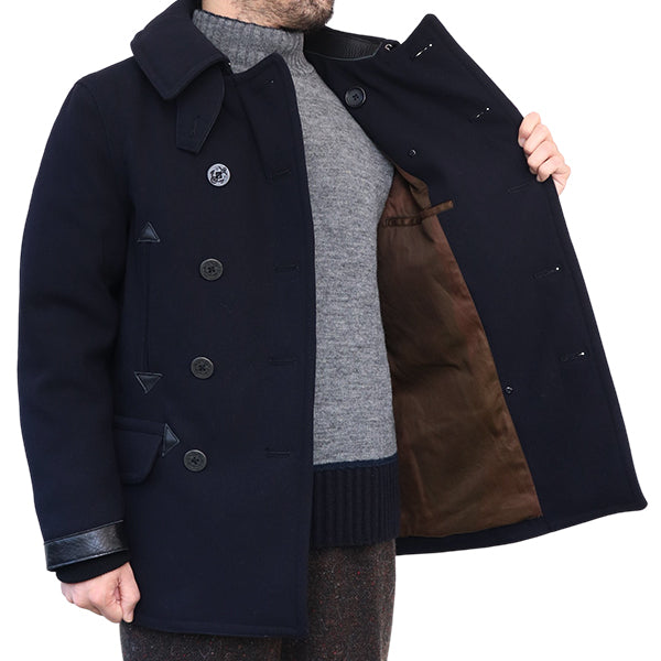 PRE-ORDER / 1940s U.S. NAVY PEA COAT / DARK NAVY