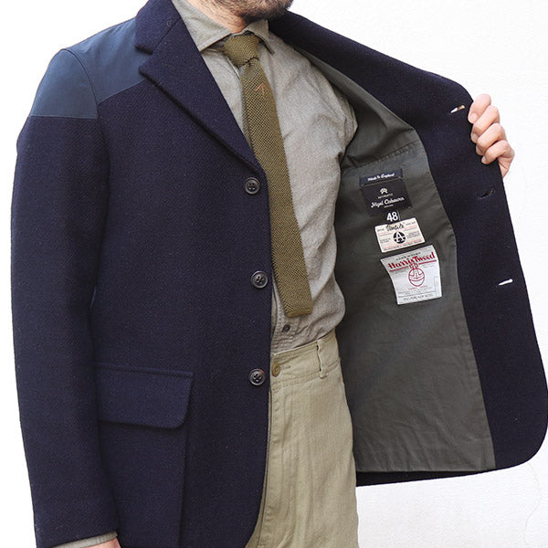 CLASSIC MALLORY JACKET / HARRIS TWEED × VENTILE / DARK NAVY — SPEEDWAY