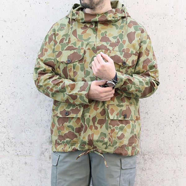 NIGEL CABOURN , BRITISH ARMY SMOCK CAMO , GREEN , AUTHENTIC LINE , MADE IN  U.K.