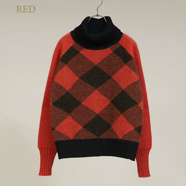 SALE / SCOTTISH HIGH NECK KNIT