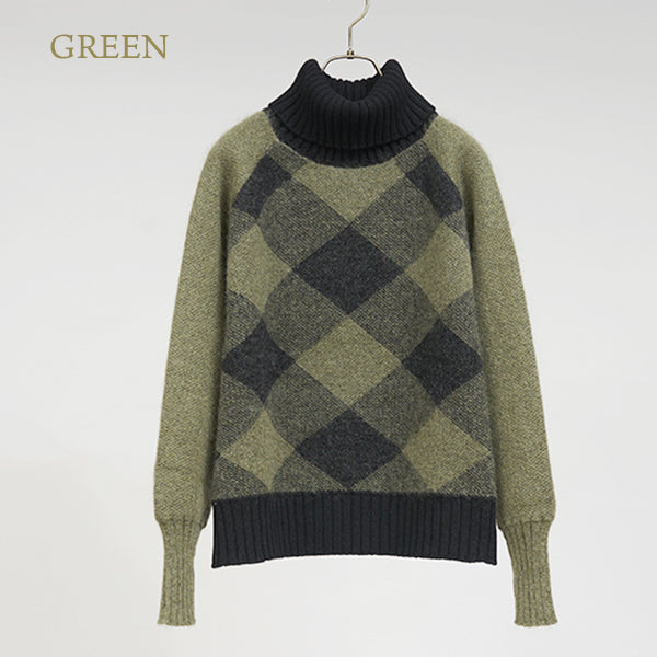 SALE / SCOTTISH HIGH NECK KNIT