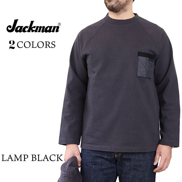 JACKMAN × LAVENHAM / DOTSUME LONG SLEEVE POCKET T-SHIRT