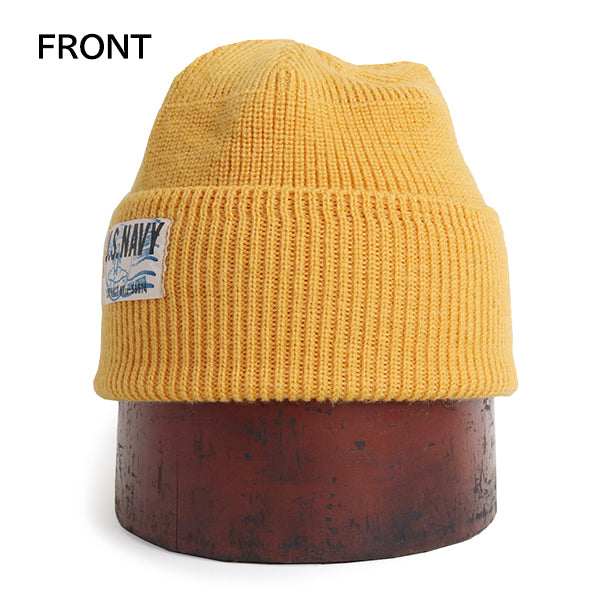 GENERAL ISSUE WATCH CAP / OPERATION DEEP FREEZE EDITION / POLAR YELLOW