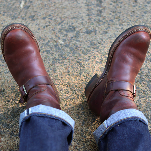 WABASH ENGINEER BOOTS / HORWEEN LEATHER CXL / BROWN