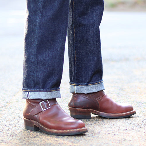 WABASH ENGINEER BOOTS / HORWEEN LEATHER CXL / BROWN