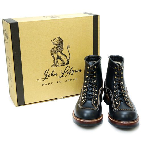 DONKEY PUNCHER BOOTS / HORWEEN LEATHER CXL / BLACK