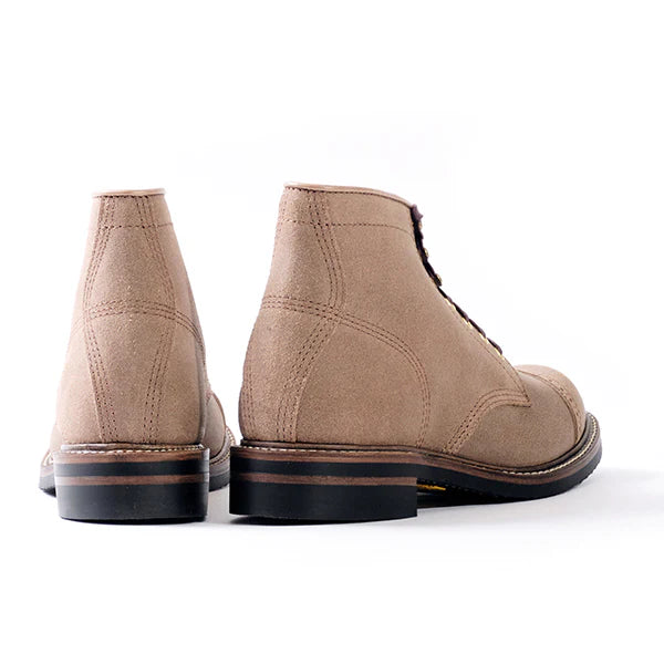 COMBAT BOOTS / HORWEEN LEATHER CXL / NATURAL ROUGHOUT — SPEEDWAY COMBAT BOOTS / HORWEEN LEATHER CXL / NATURAL ROUGHOUT — SPEEDWAY