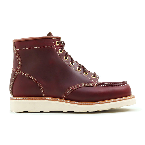 MOC TOE BOOTS / HORWEEN LEATHER CXL / BURGUNDY