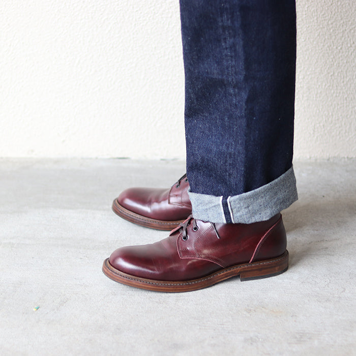 PRE-ORDER 2025 / THE STEADFAST CHUKKA BOOTS / CALFSKIN / BURGUNDY