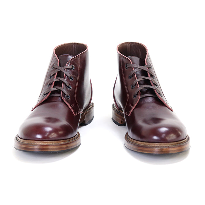 PRE-ORDER 2025 / THE STEADFAST CHUKKA BOOTS / CALFSKIN / BURGUNDY