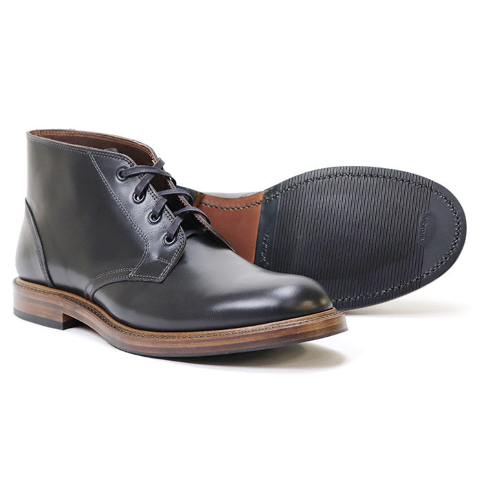 PRE-ORDER 2025 / THE STEADFAST CHUKKA BOOTS / CALFSKIN / BLACK