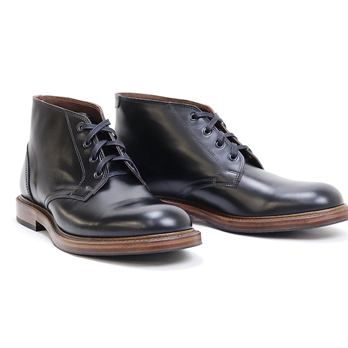 PRE-ORDER 2025 / THE STEADFAST CHUKKA BOOTS / CALFSKIN / BLACK